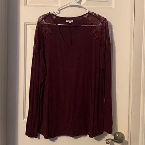 Maurices Maroon top
